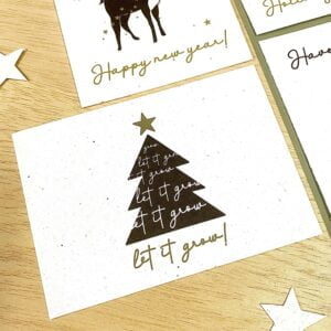 Duurzamekaarten kerstboom