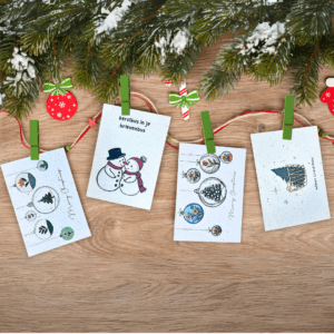 Duurzame kerstkaarten