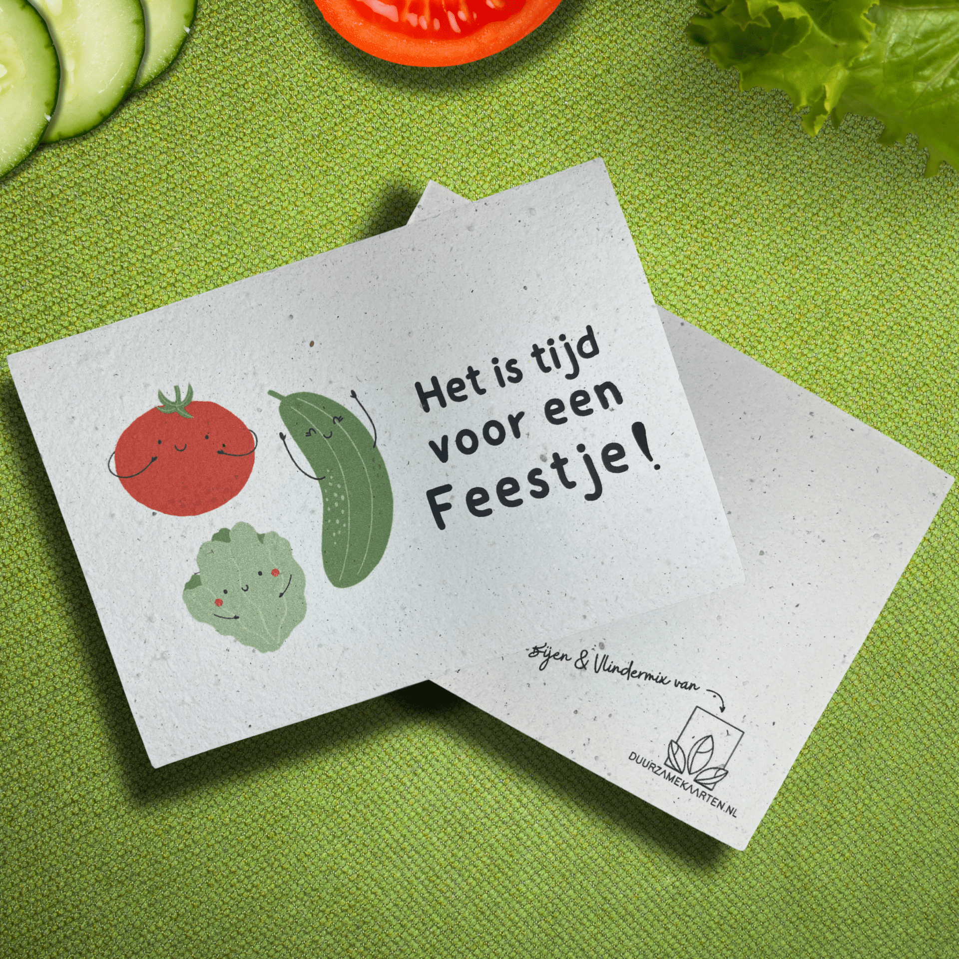 Duurzame Feestkaart. Het is tijd voor een Feestje!
