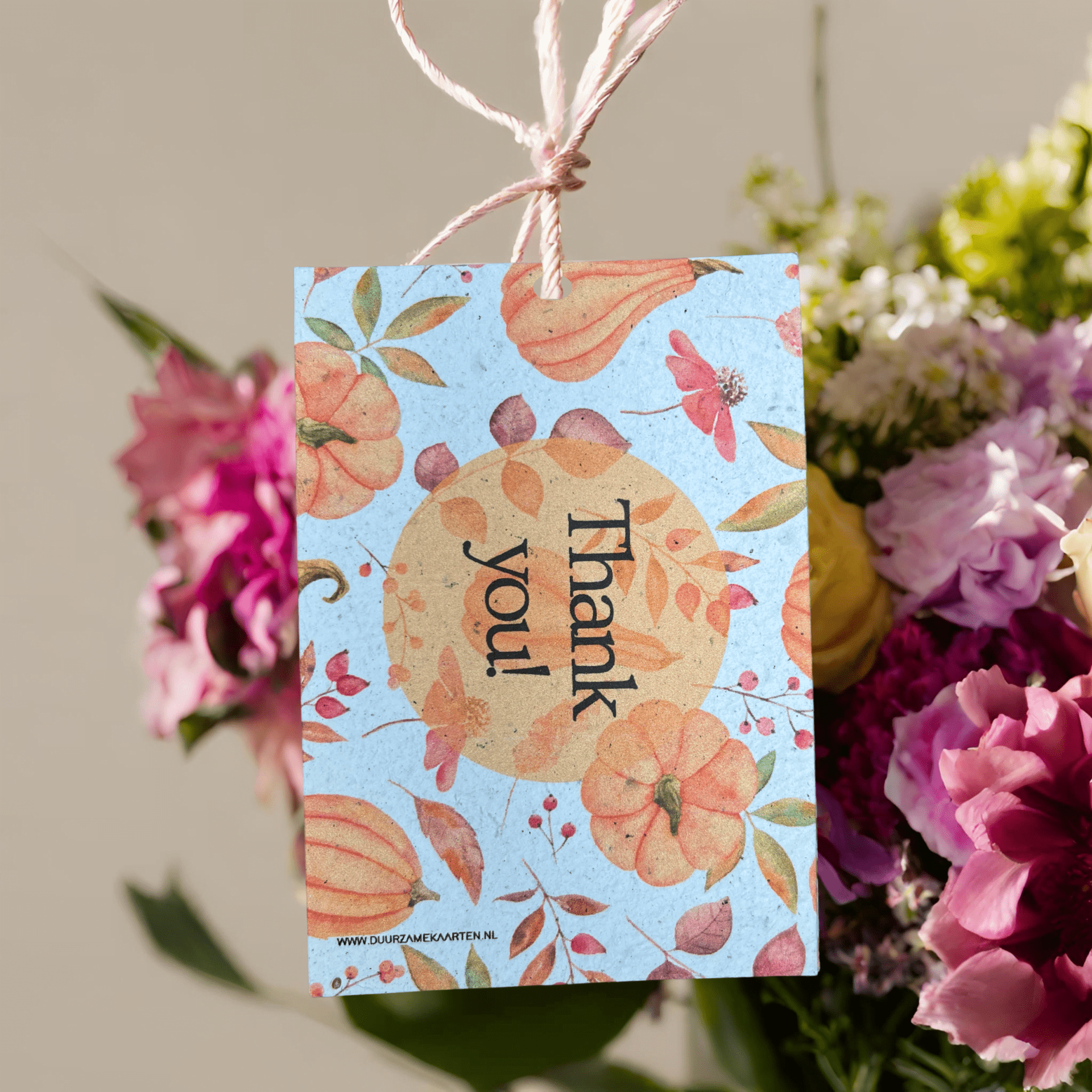 A7 bloemen bedankkaart set